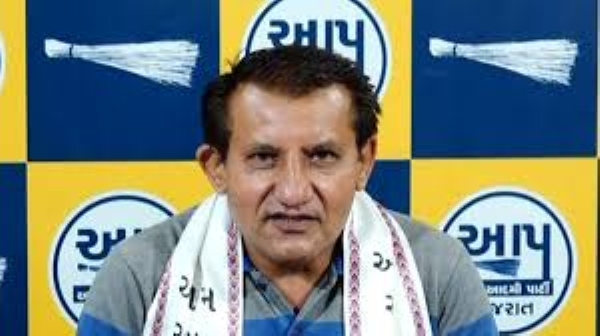 Gujarat AAP state vice-president Sagar Rabari