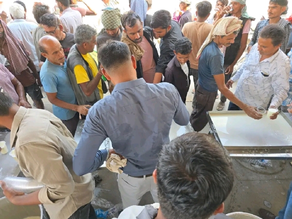 ગરમીમાં રાહતરૂપ બન્યો ઊંઝા APMCનો નિઃશુલ્ક છાશ વિતરણ કાર્યક્રમ