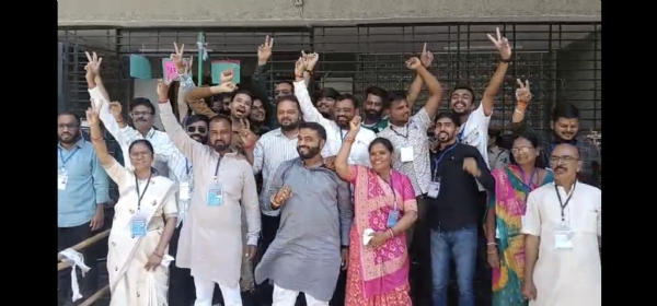 સ્થાનિક સ્વરાજ ની ચૂંટણી મા પંચમહાલ મા ભાજપ ની ભારે જીત