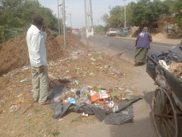 મોઢેરા-બેચરાજી હાઇવે પર સ્વચ્છતા અભિયાન, સફાઈ કામગીરી તેજ