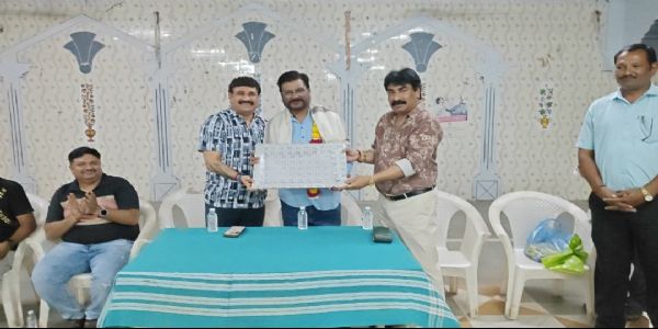 વેરાવળ રેયોન કંપનીના ઈ.આર મેનેજર અનિરુદ્ધસિંહ ઠાકુર ના વિદાય સમારંભ કાર્યક્રમ