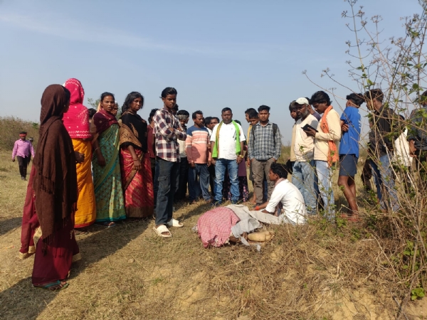 ઘટના સ્થળ પર ભીડ