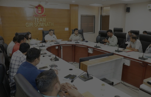 જિલ્લા કલેકટર  એન.વી.ઉપાધ્યાયની અધ્યક્ષતામાં જિલ્લા સ્વાગત ફરિયાદ