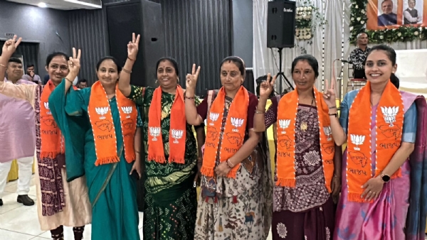 પોરબંદર જિલ્લા ભાજપ દ્વારા વિજયઉત્સવ યોજાયો.