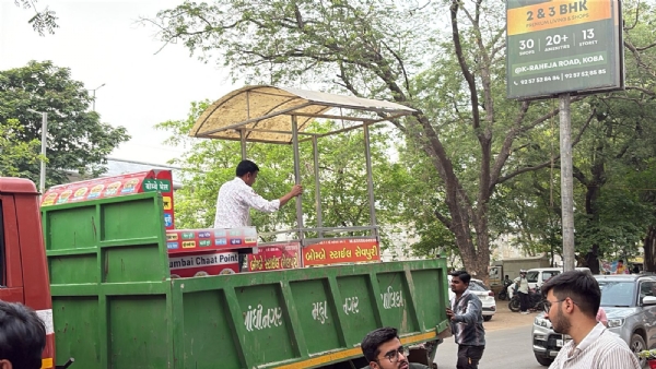 ગાંધીનગર મનપા દ્વારા કાર્યવાહી ગાંધીનગર મનપા દ્વારા કાર્યવાહી