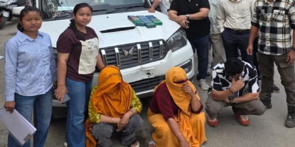 આસામના અમીનગાંવમાં 1.5 કરોડના હેરોઈન સાથે બે મહિલાઓ સહિત ત્રણ લોકોની ધરપકડ