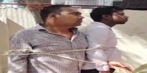 પાટણમાં છેતરપિંડી કરતા બે શખ્સોને સ્થાનિકોએ ઝડપ્યા