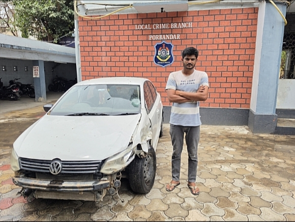 બોખીરા વિસ્તારમાં હિટ એન્ડ રનની ઘટનાનો આરોપી ઝડપી પાડ્યો.