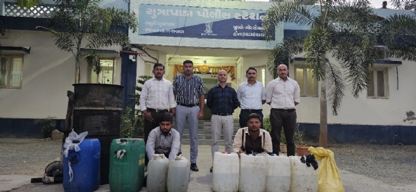 સુત્રાપાડા તાલુકામાં દેશી દારૂની ભઠ્ઠીઓ પર