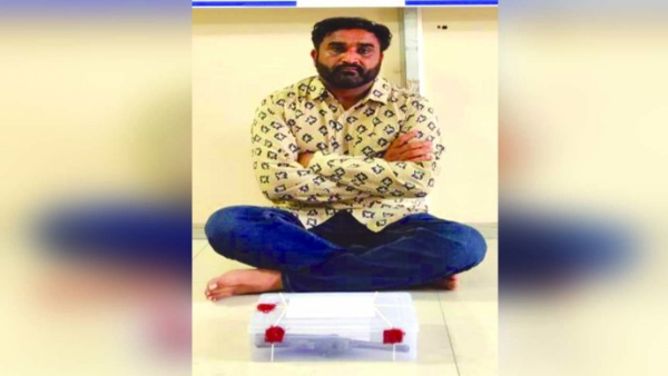 હથિયાર સાથે આરોપી ઝબ્બે હથિયાર સાથે આરોપી ઝબ્બે