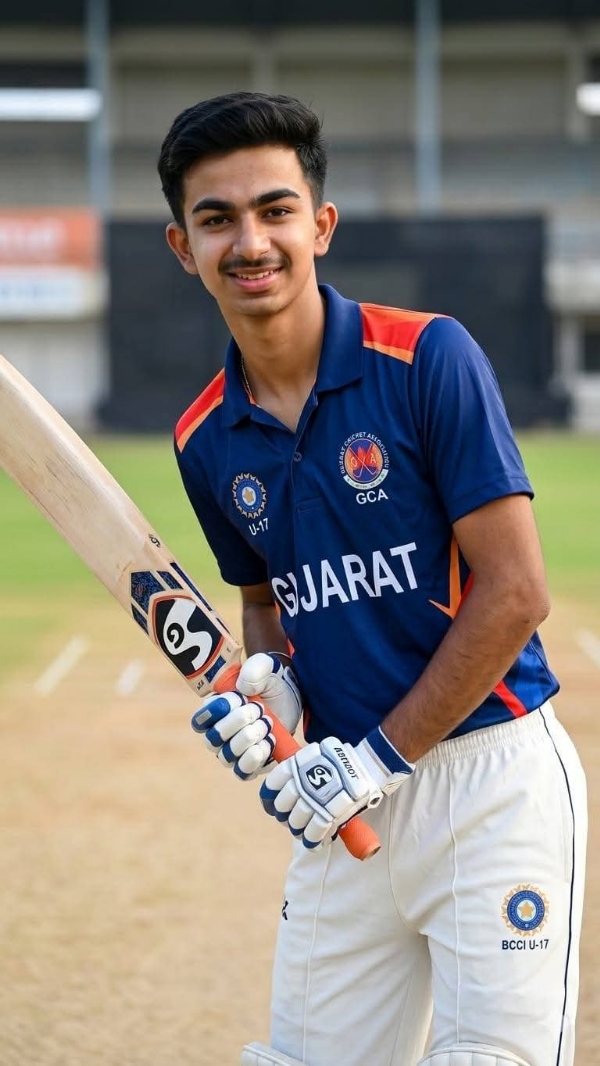 પોરબંદરના યુવાનની ગુજરાત ક્રિકેટ ટીમમાં પસંદગી.
