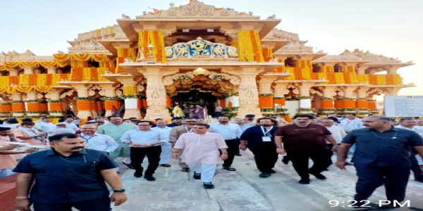 સોમનાથની પવિત્ર ધરા પર વડાપ્રધાન ભવ્ય સત્કાર સમારોહની સમીક્ષા કરતા નાયબ મુખ્યમંત્રી હર્ષભાઈ સંઘવી