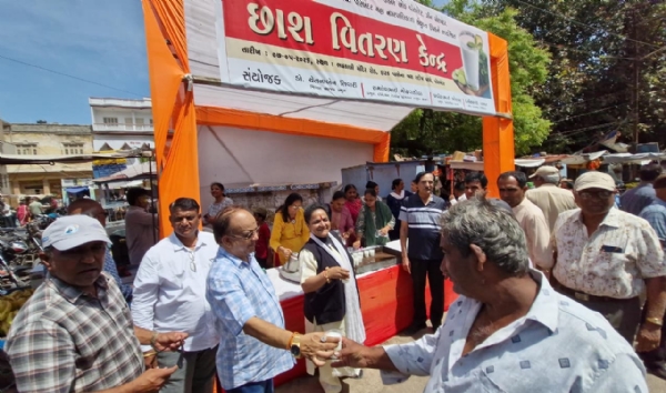 પોરબંદર મહાનગરપાલિકા અને સંસ્થાઓના સહયોગથી છાશ વિતરણ કેન્દ્રનો પ્રારંભ. પોરબંદર મહાનગરપાલિકા અને સંસ્થાઓના સહયોગથી છાશ વિતરણ કેન્દ્રનો પ્રારંભ.
