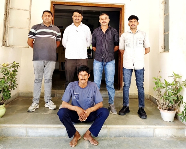 ગણતરીની કલાકોમાં હત્યાના આરોપીની ધરપકડ