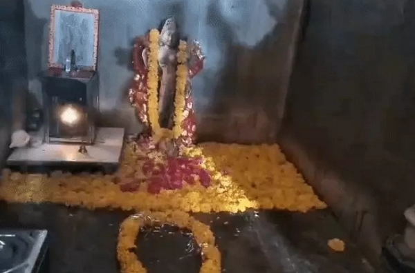 Maha Aarti was held at the historic Bhojshala of MP and the idol of Vagdevi was placed and worshipped