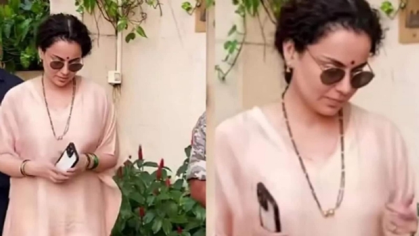 Kangana came into discussion regarding the mangalsutra. Kangana came into discussion regarding the mangalsutra.