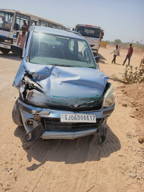 કોઠારા રેલવે ફાટક પાસે અકસ્માત