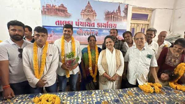 પોરબંદર જિલ્લાની ત્રણેય તાલુકા પંચાયતના સુકાનીઓની વર્ણી.