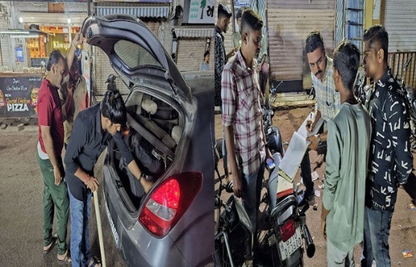 પોલીસ ની કાર્યવાહી