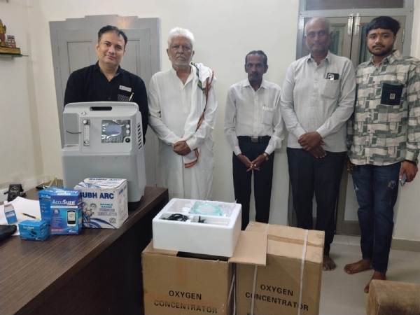 સેવાયજ્ઞ ગ્રુપ દ્વારા લલ્લુભાઈ શેઠ આરોગ્ય મંદિરને ઓક્સિજન મશીન અર્પણ, માનવસેવાનું અનોખું કાર્ય