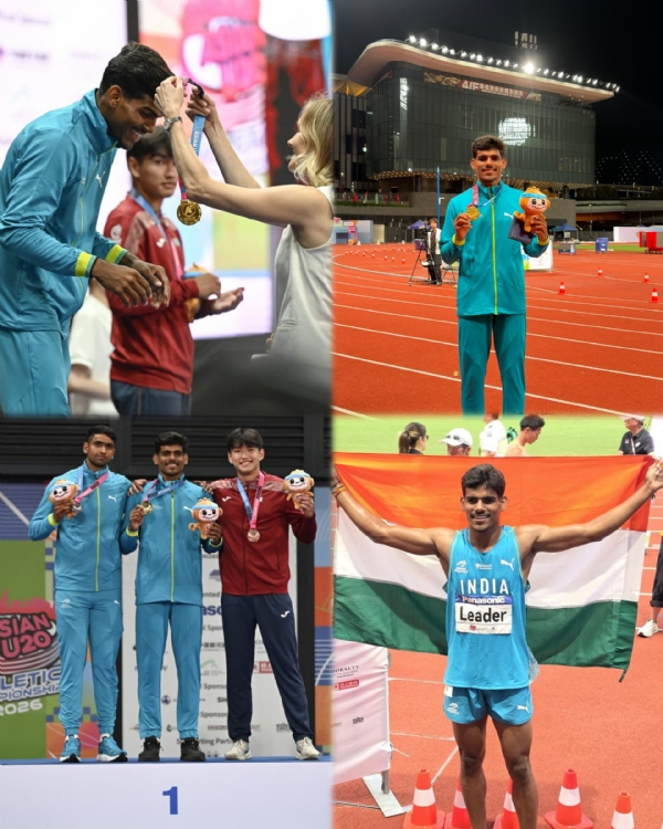 એશિયન યુ-20 ડેકાથલોનમાં સુવર્ણ ચંદ્રક અને રાષ્ટ્રીય રેકોર્ડ સાથે ગુજરાતના રાહુલ જાખરે દેશનું ગૌરવ વધાર્યું.