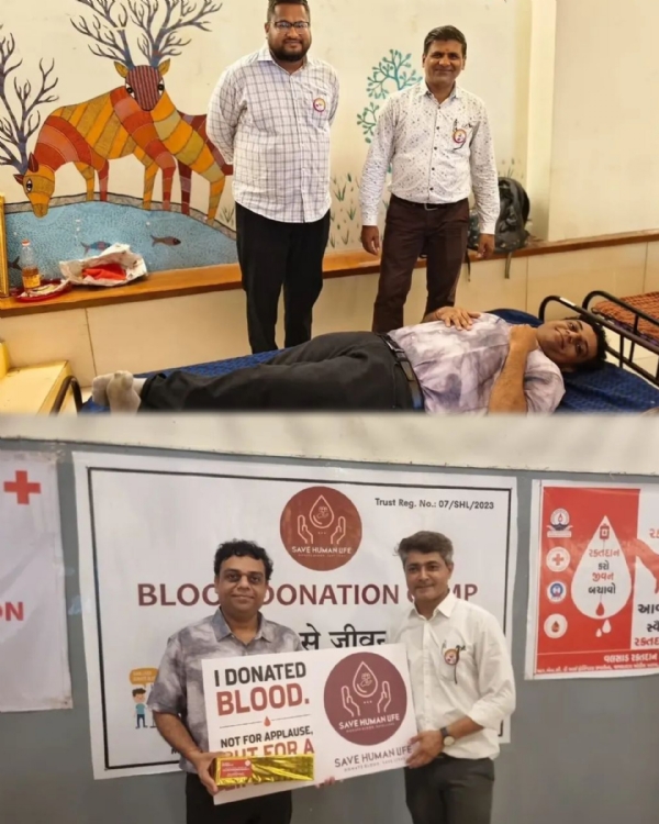 રક્તદાન શિબિરમાં મામલતદાર સાગર ઠક્કરે રક્તદાન કરી આપી પ્રેરણા. રક્તદાન શિબિરમાં મામલતદાર સાગર ઠક્કરે રક્તદાન કરી આપી પ્રેરણા.