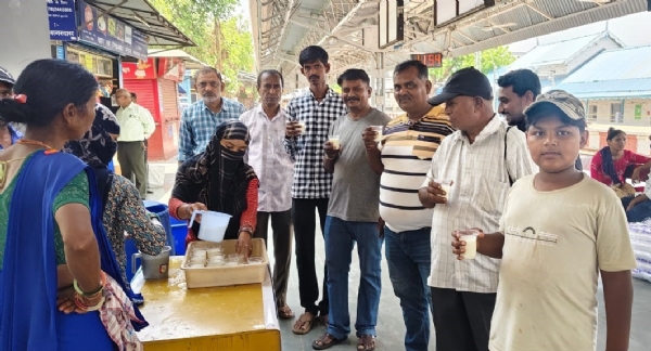 ભીષણ ગરમીમાં મુસાફરોને રાહત: ભાવનગર મંડળ દ્વારા બોટાદ સ્ટેશન પર