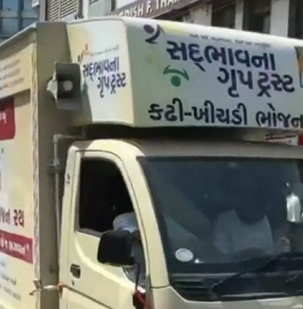 સદભાવના ગ્રુપ ટ્રસ્ટની ભોજન રથ સેવા હવે ડીસા અને સિદ્ધપુર સુધી વિસ્તરશે