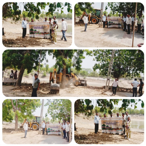 રણછોડપુરા ગામે સ્વચ્છતા સપ્તાહ અંતર્ગત તળાવ વિસ્તારની સફાઈ હાથ ધરાઈ