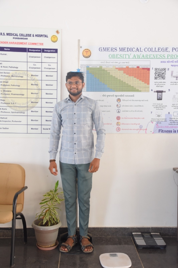 પોરબંદર જીએમઈઆરએસ મેડિકલ કોલેજ દ્વારા મેદસ્વીતા જાગૃતિ અભિયાન.