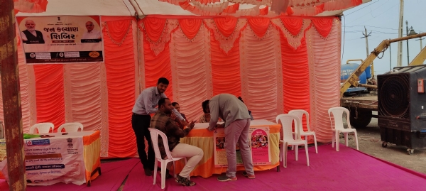 પોરબંદર જિલ્લામાં જન કલ્યાણ શિબિરોને મળ્યો ઉત્સાહભર્યો પ્રતિસાદ.