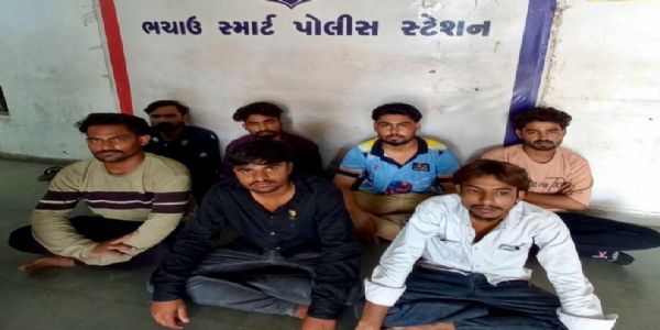 ભચાઉમાં રાયોટિંગ કેસનો ભેદ ઉકેલાયો: સાત આરોપીઓ પોલીસ જાળમાં