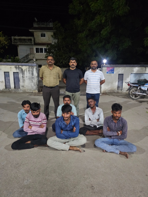 પકડાયેલા આરોપી