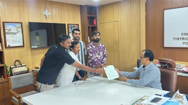 ભારવાડા ગણે ડીમોલેશન સામે ખેડૂતોનો વિરોધ.