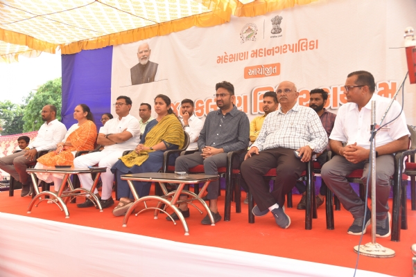 મહેસાણા મ્યુનિસિપલ કોર્પોરેશન દ્વારા જન કલ્યાણ શિબિર યોજાઈ
