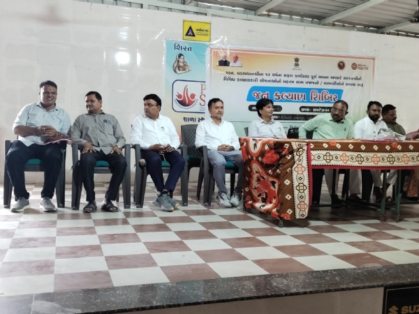 લાગણજ ખાતે મહેસાણા તાલુકાનો જન કલ્યાણ શિબિર યોજાયો લાગણજ ખાતે મહેસાણા તાલુકાનો જન કલ્યાણ શિબિર યોજાયો