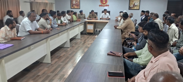અંજાર મોહરમ માટે શાંતિ સમિતિની બેઠક અંજાર મોહરમ માટે શાંતિ સમિતિની બેઠક