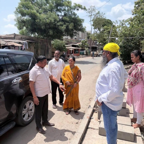 વોર્ડ 13 વિકાસ કાર્યોનું નિરીક્ષણ