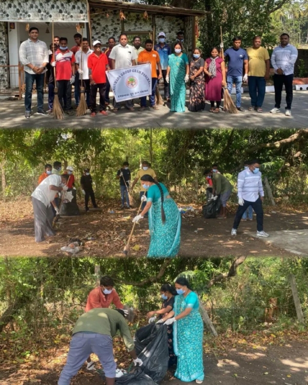 દમણવાડા ગ્રામ પંચાયતનો સ્વચ્છતા અભિયાન