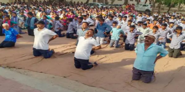 હારીજમાં યોગ દિવસની ઉત્સાહભેર ઉજવણી