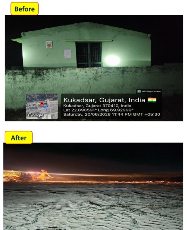 દબાણ હટાવવાની કામગીરી