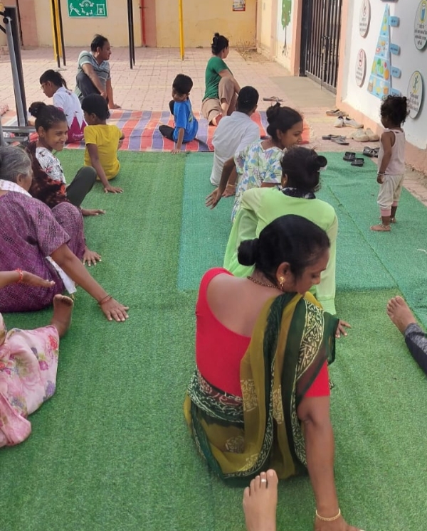 આંતરરાષ્ટ્રીય યોગ દિવસની ઉજવણી
