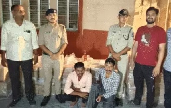 Liquor smuggled from Chandigarh under the guise of furniture, crossing the borders of two states, was seized near Narol, Ahmedabad.