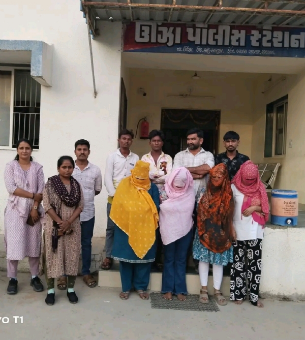 ઊંઝામાં ગેસ્ટ હાઉસની આડમાં ચાલતા દેહવ્યાપારનો પર્દાફાશ, સંચાલક સહિત 6 ઝડપાયા