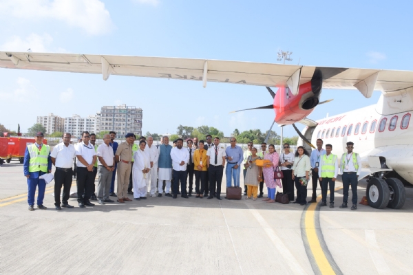એલાયન્સ એરની મુંબઈ–પોરબંદર–કેશોદ–અમદાવાદ હવાઈ સેવાનો પ્રારંભ