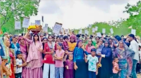 વ્રજવાણી થી ખેડૂતોની પદયાત્રાનો પ્રારંભ