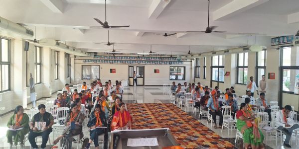 મહેસાણા: આખજ ગામે પંડિત દીનદયાળ ઉપાધ્યાય પ્રશિક્ષણ અભ્યાસ વર્ગ યોજાયો