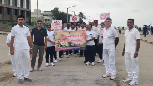 પોરબંદરમાં ડ્રગ્સ વિરોધી આંતરરાષ્ટ્રીય દિવસની જાગૃતિપૂર્ણ ઉજવણી કરાઇ.