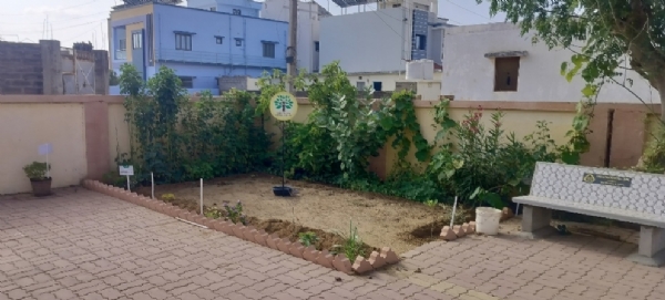 આયુષ્યમાન આરોગ્ય મંદિર મિરઝાપર -2, હર્બલ ગાર્ડન