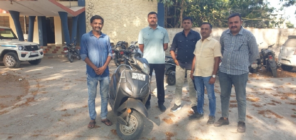 ગુમ થયેલ મો.સા.શોઘી કાઢી મુળ માલીકને પરત